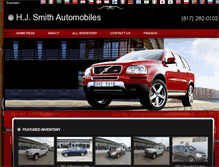 Tablet Screenshot of hjsmithautomobiles.com